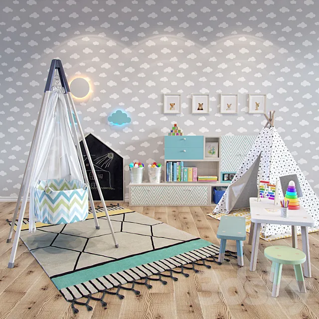 Decor in the nursery 3DModel