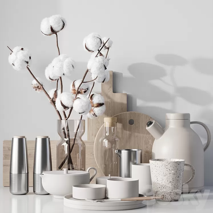 Decor Kitchen set 2 3D Model