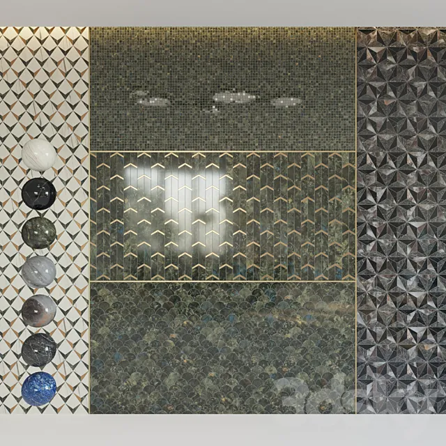 Decor Marvel Dream Atlas Concorde  set1 3D Model