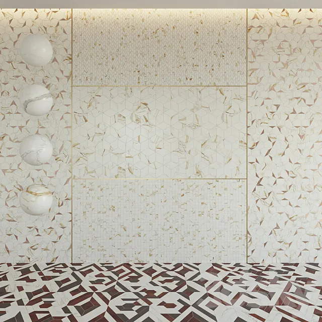 Decor MARVEL SHINE Atlas Concorde Geometry 3D Model