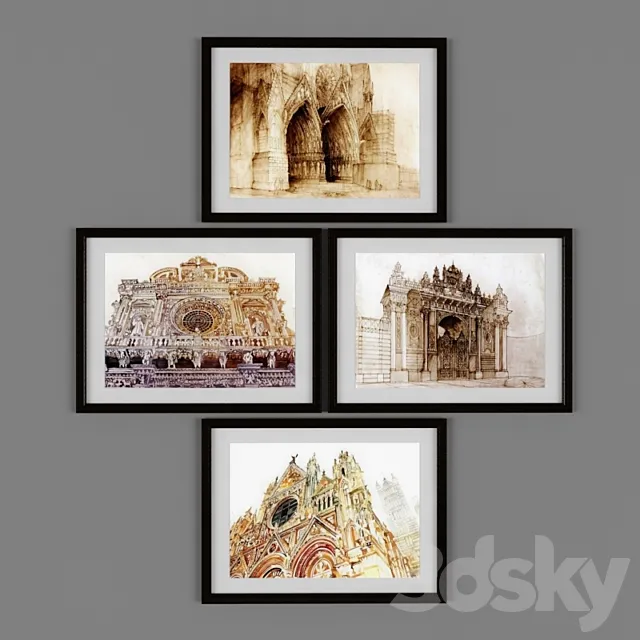 Decor Paintings Frame 3DModel