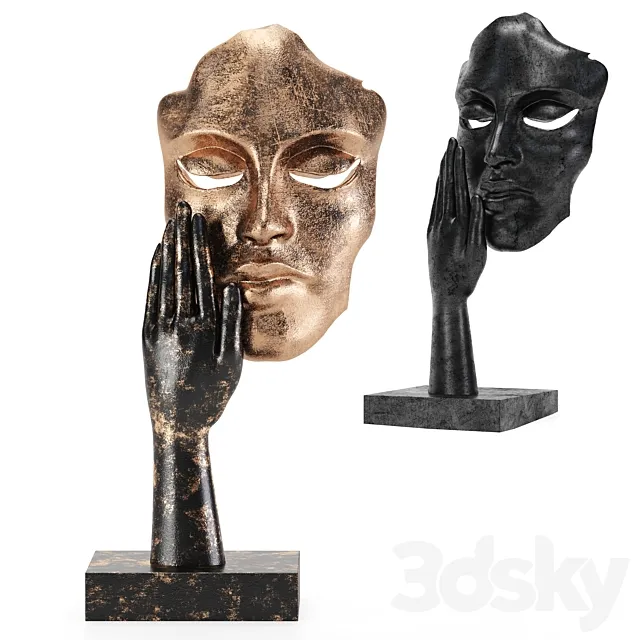 Decor People Sculpture SET38 3D Model