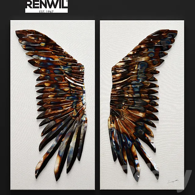 Decor RAVENS from RENWIL 3DModel