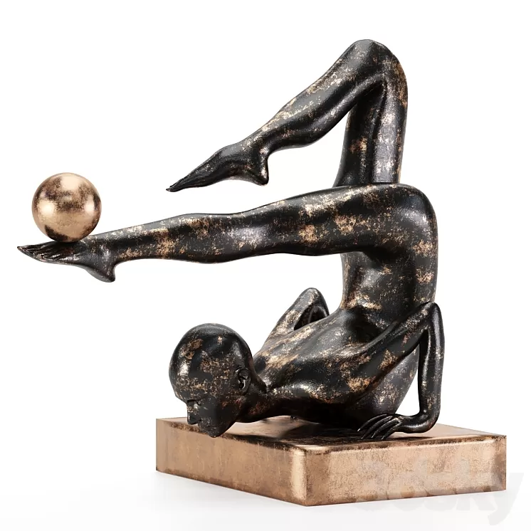 Decor Sculpture People SET39 3D Model Free