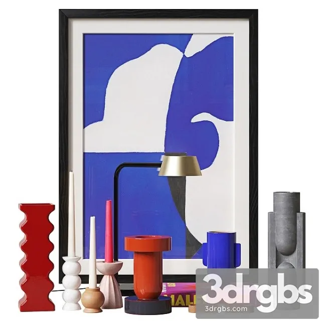 Decor Set 000003 3D Model Free