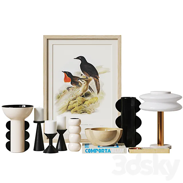 Decor Set 001 3DModel