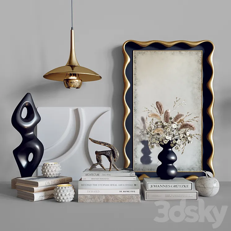 Decor Set 010 3D Model Free