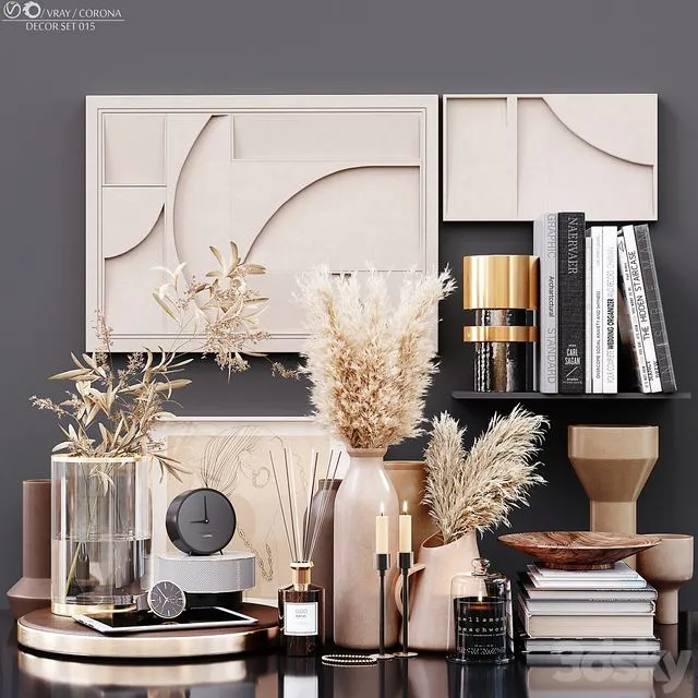 Decor Set 015 3D Model