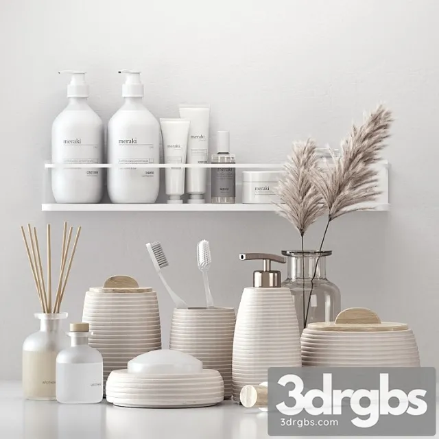 Decor Set 016 3D Model Free