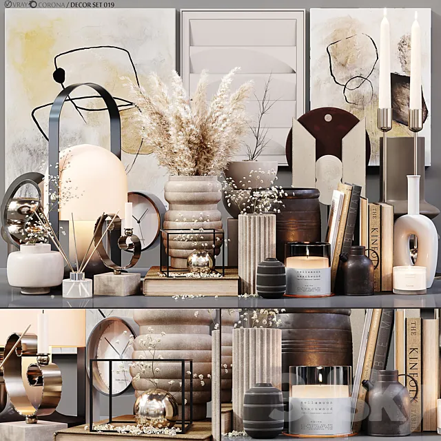 Decor Set 019 3D Model