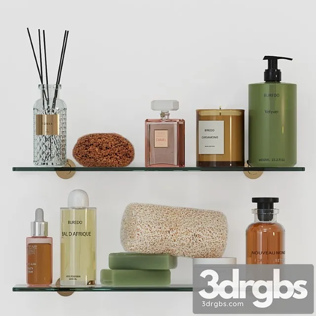 Decor Set 02 For Refilling 3D Model Free