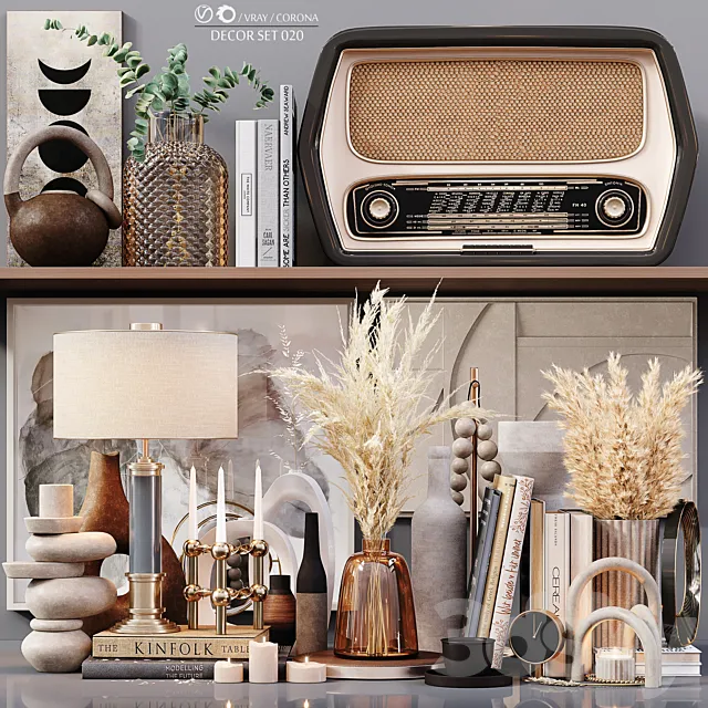 Decor Set 020 3D Model