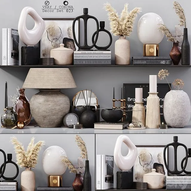 Decor Set 023 3D Model