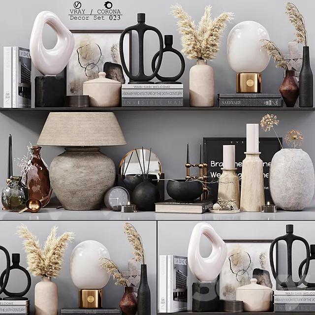 Decor Set 023 3D Model