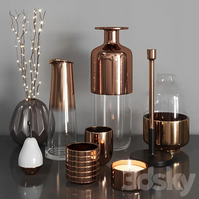 Decor set 03 3DModel