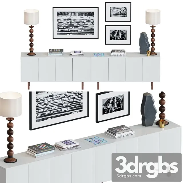 Decor set 04 2 3D Model Free