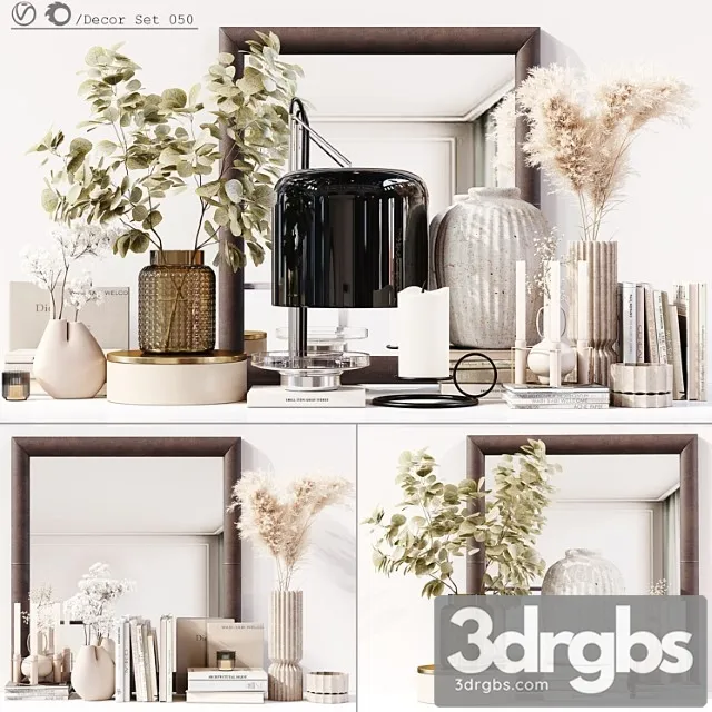 Decor Set 050 3D Model Free
