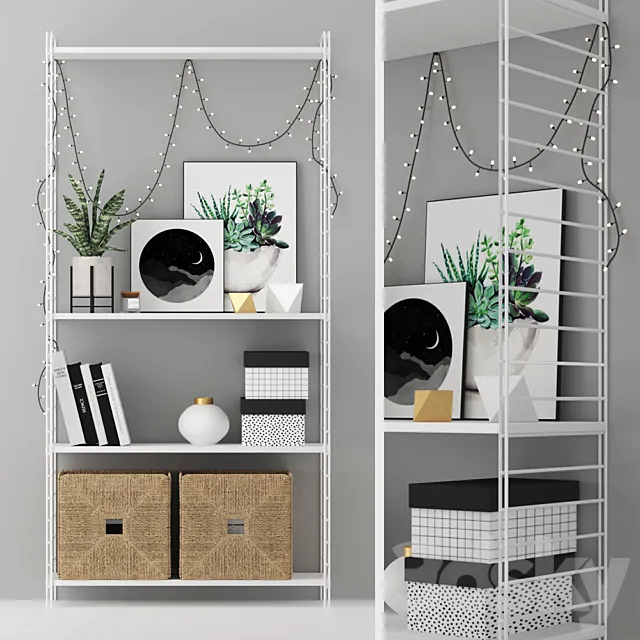 Decor Set 06 cupboard 3D Model