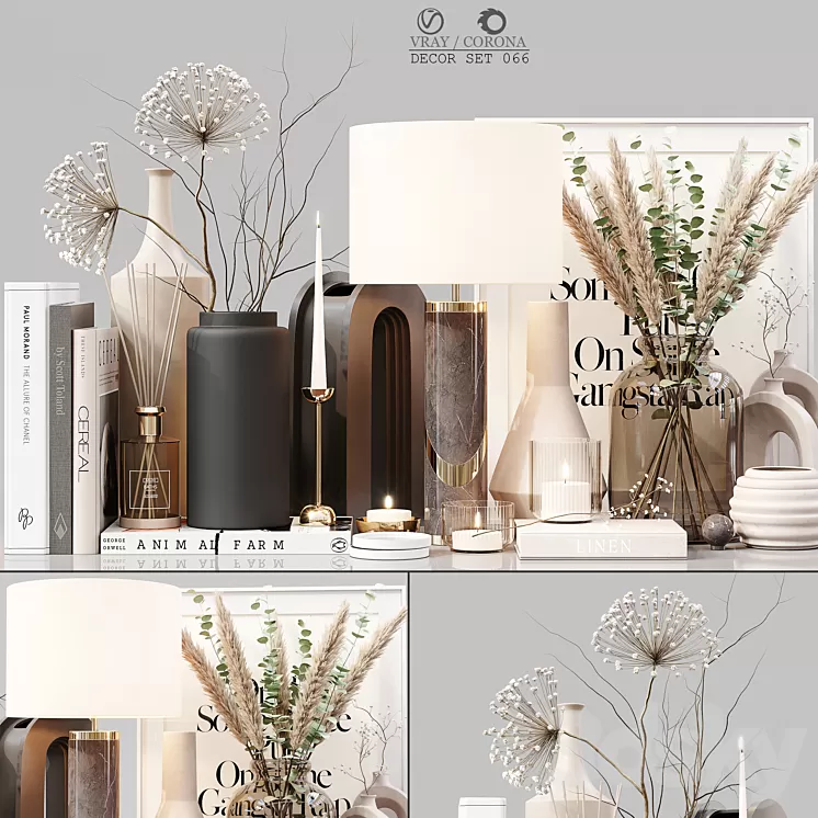 Decor Set 066 3D Model
