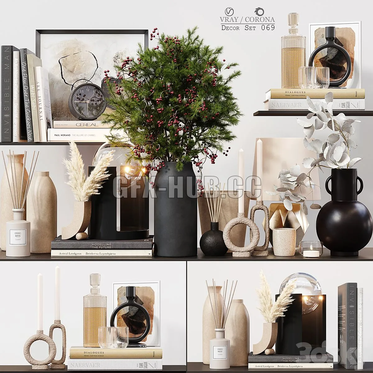 Decor Set 069 3D Model