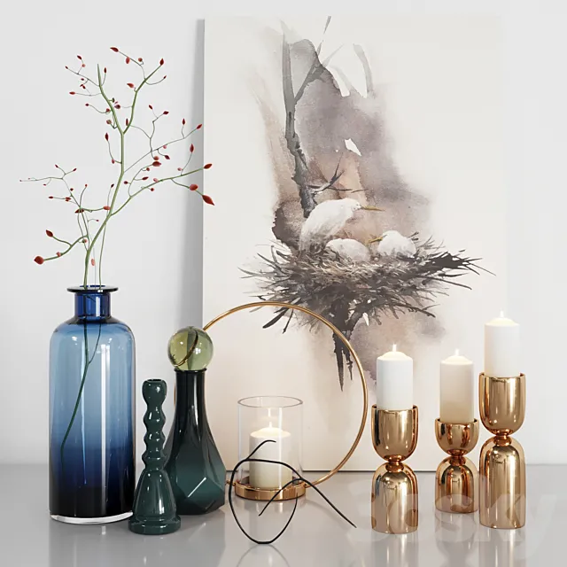 Decor set 07 3DModel