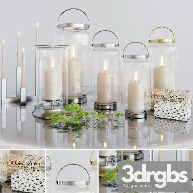 Decor Set 100 3D Model Free