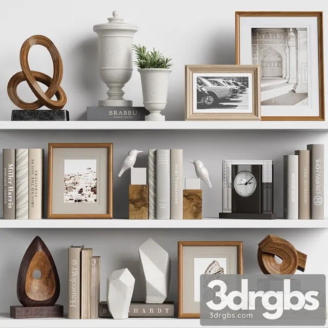 Decor set 102 3D Model Free