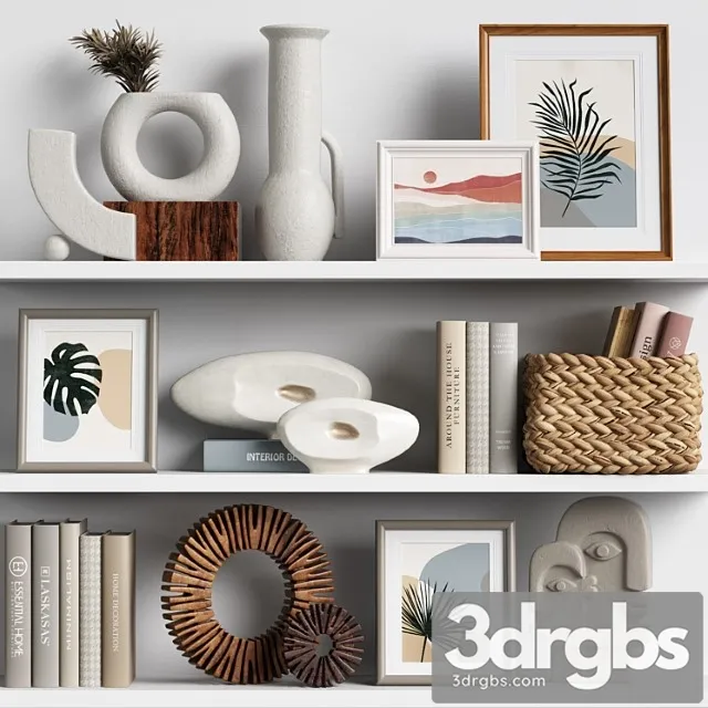 Decor set 103 3D Model Free