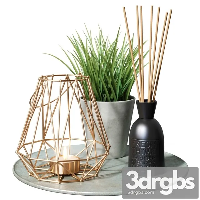 Decor Set 111 3D Model Free