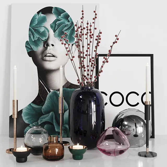 Decor set 13 3D Model