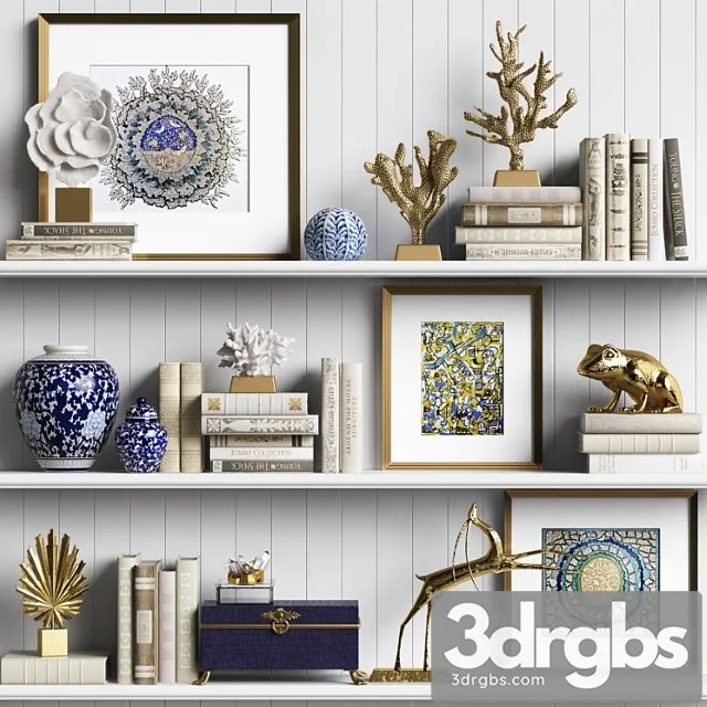 Decor set 16 3D Model Free