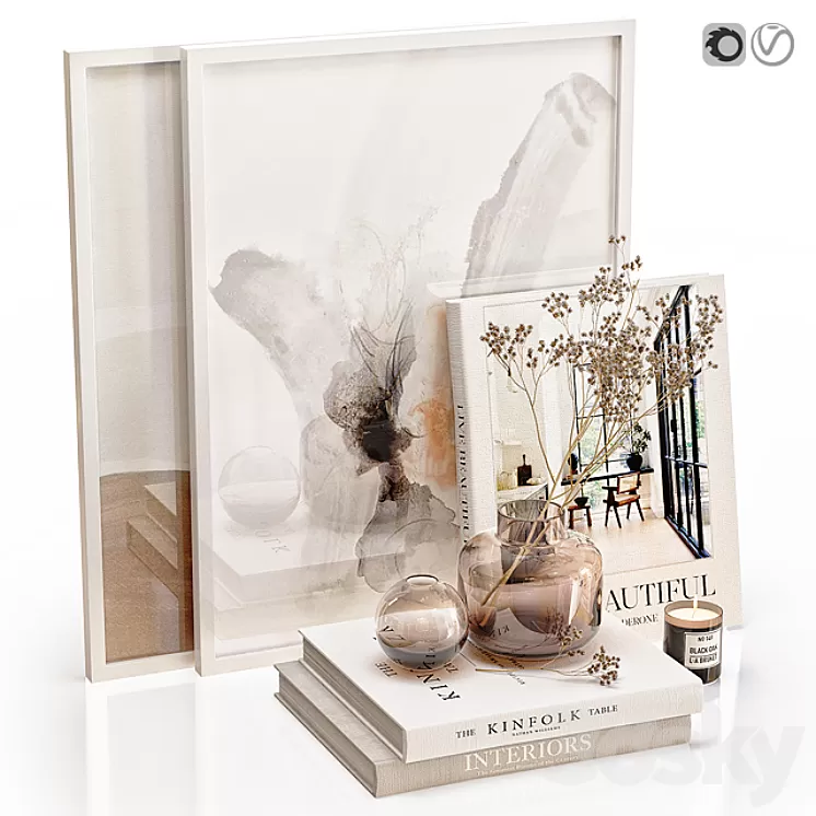 Decor set 19 3D Model