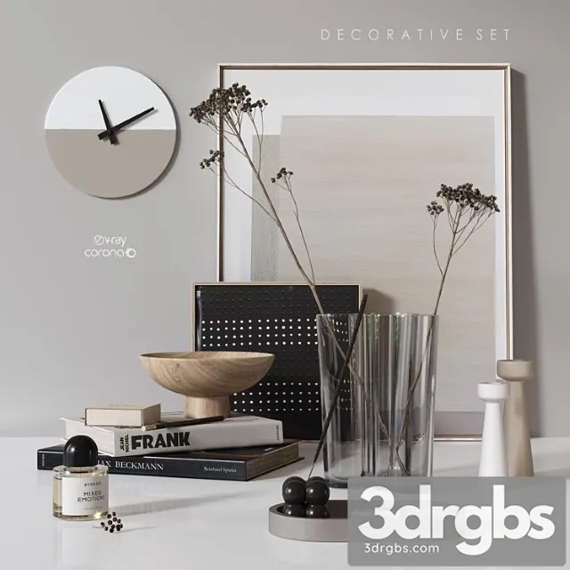 Decor Set 2 2 3D Model Free