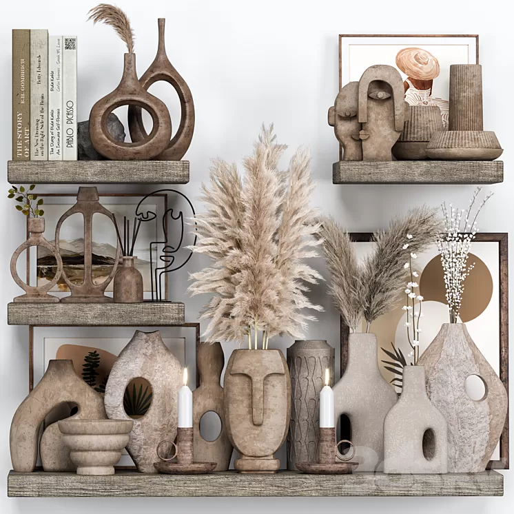 Decor Set 20 3D Model Free