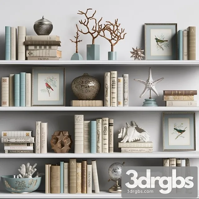 Decor set 20_3 3D Model Free