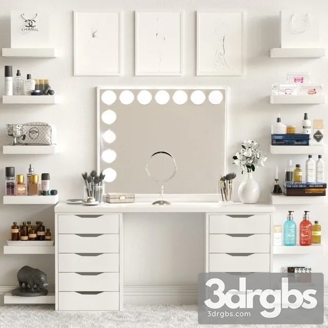 Decor Set 222 3D Model Free