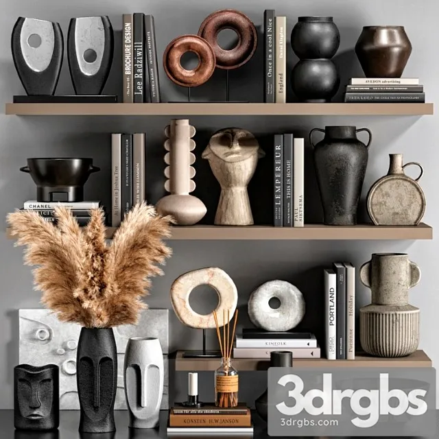 Decor set 23 3D Model Free