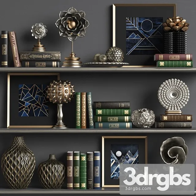 Decor set 24 3D Model Free