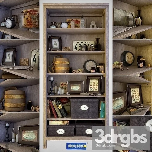 Decor Set 25 3D Model Free