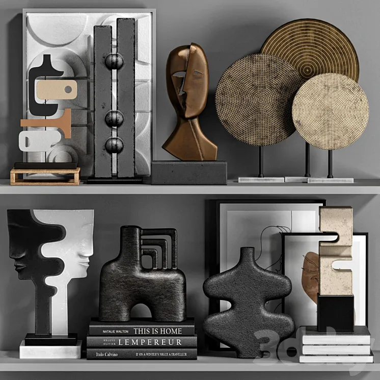 Decor set 28 3D Model Free