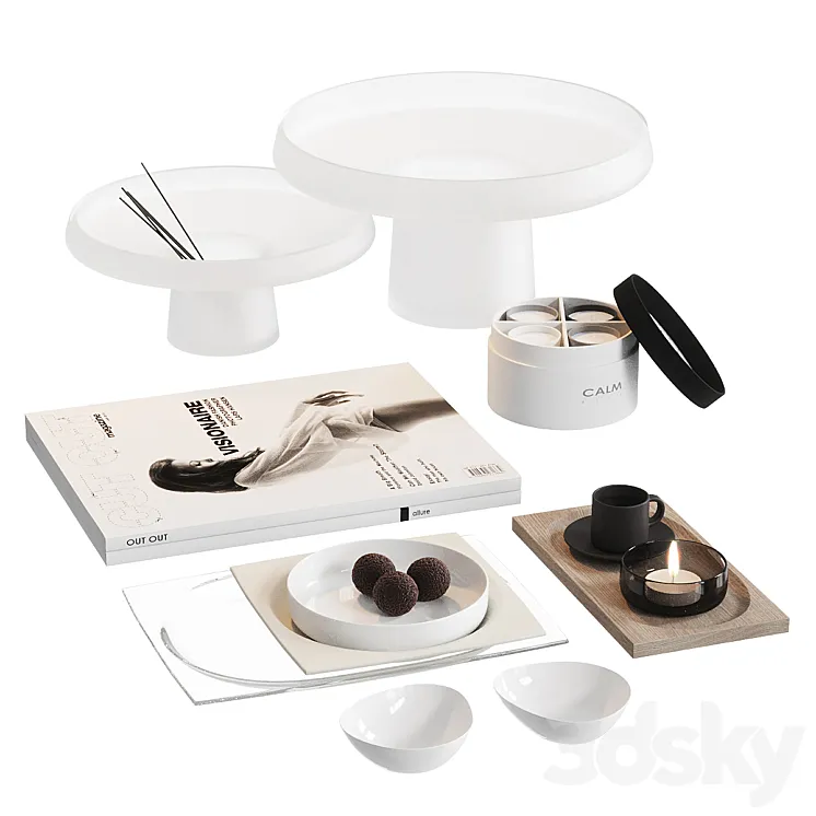 decor set 3 3D Model Free