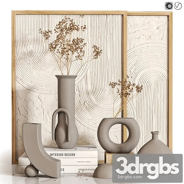 Decor Set 31 3 3D Model Free