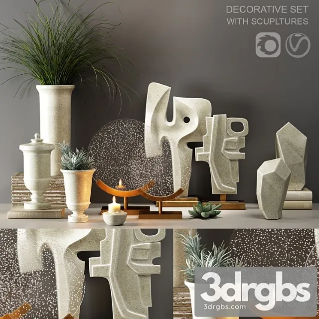 Decor set 31 3D Model Free
