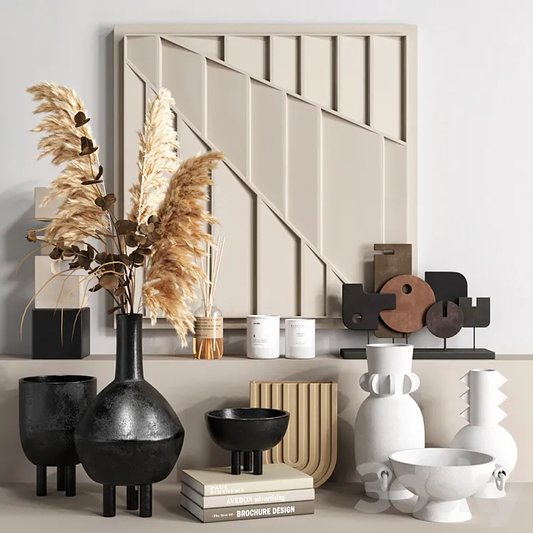 Decor set 32 3D Model Free