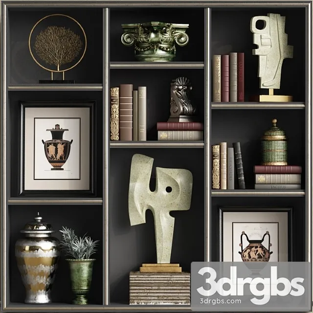 Decor set 35 2 3D Model Free