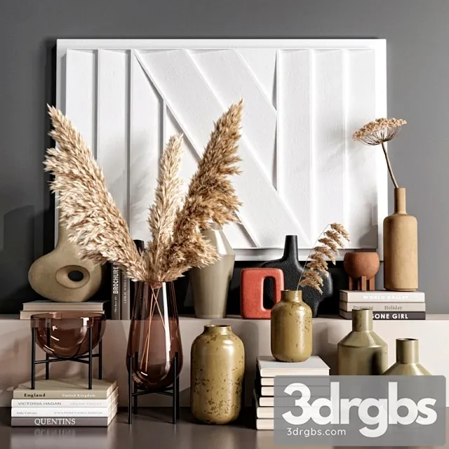 Decor Set 35 3D Model Free