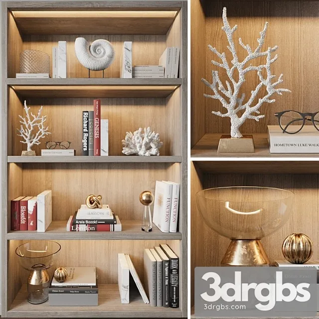 Decor set 3_3 3D Model Free