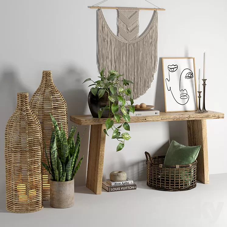 Decor set 3D Model