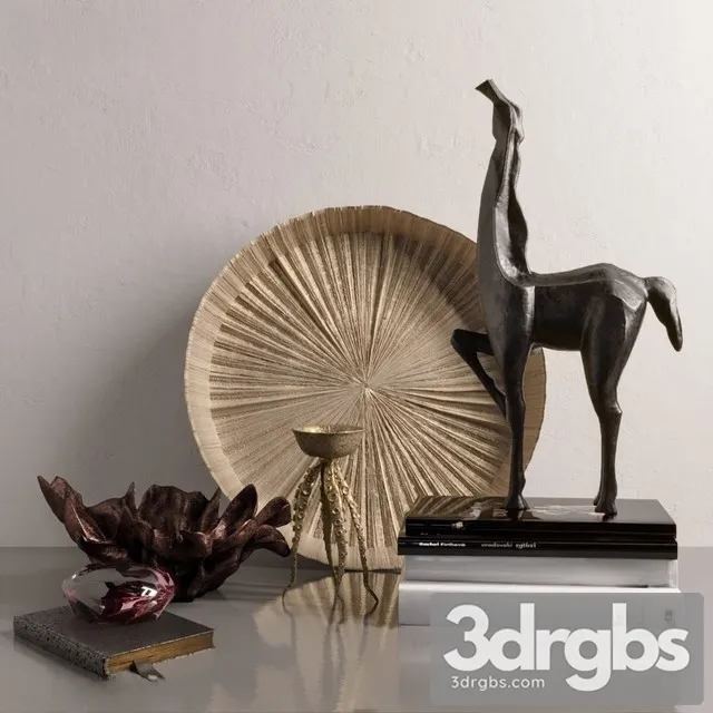 Decor set 3D Model Free