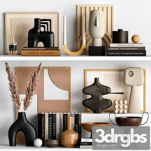 Decor Set 42 3D Model Free